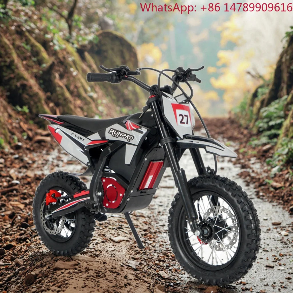 Lightweight Design2026 New Arrival Kids 14/12 12/10 Inch Off Road E-Dirt Bike 48V 1300W 1800W Pit Bike Fun Bikes With CE Approv