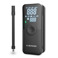 Electric Bike Pump Portable for Bicycle Tires Compact Motor Air Pump - Fast Inflator 150PSI Smart Air Pump with Digital Pressure Gauge for Bike E-Bike Motorcycle with Presta and Schrader Valve