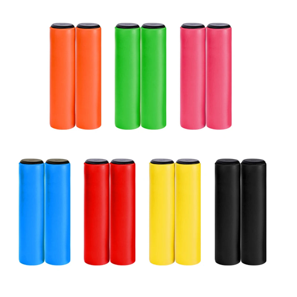 ESLNF Shockproof Thick Sponge MTB Grips Comfortable Soft Silicone Road Bicycle Scooter Handlebar Gripss Bike Parts