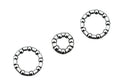 CYCLEZ Rear Coaster Brake Hub Bearings 7/32" x 9 (2X) and 1/4" x 7 (1x) for Bicycle Wheels Kids Bikes Lowrider Bikes Beach Cruiser Chopper Stretch Bicycles Complete Set