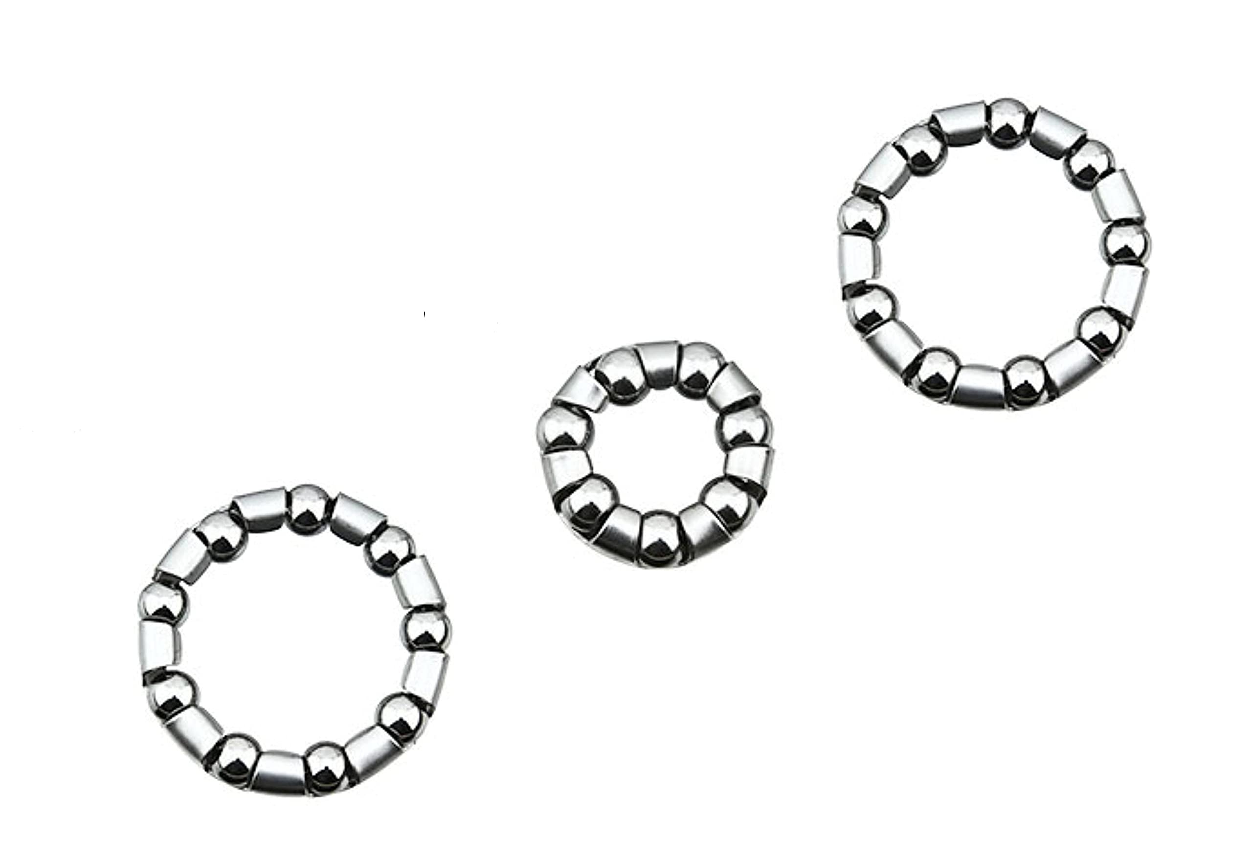CYCLEZ Rear Coaster Brake Hub Bearings 7/32" x 9 (2X) and 1/4" x 7 (1x) for Bicycle Wheels Kids Bikes Lowrider Bikes Beach Cruiser Chopper Stretch Bicycles Complete Set