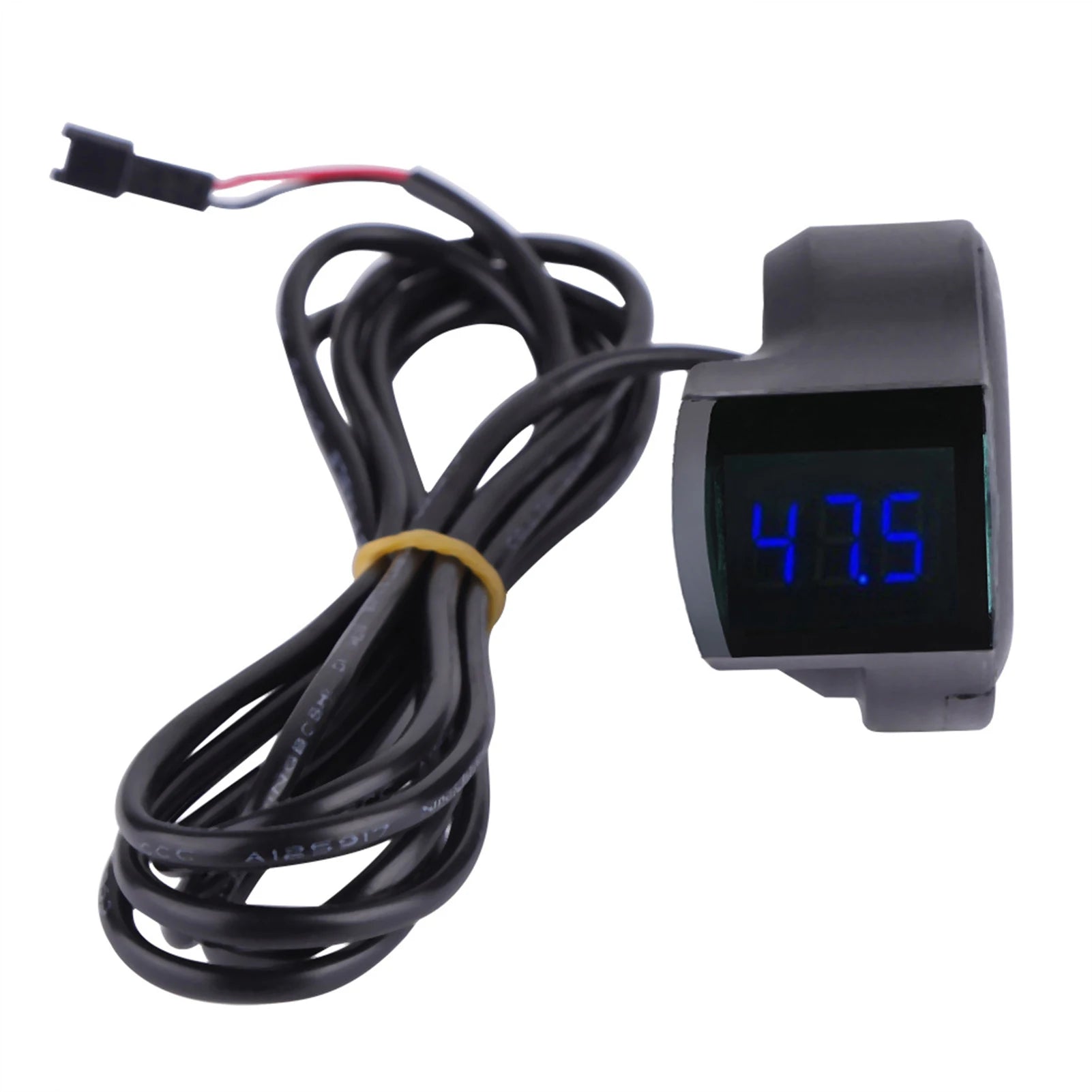 Bike Voltmeter Thumb Accelerator Shifter Accelerator with Digital Voltage Display for Scooter Electric Scooter Voltage Display