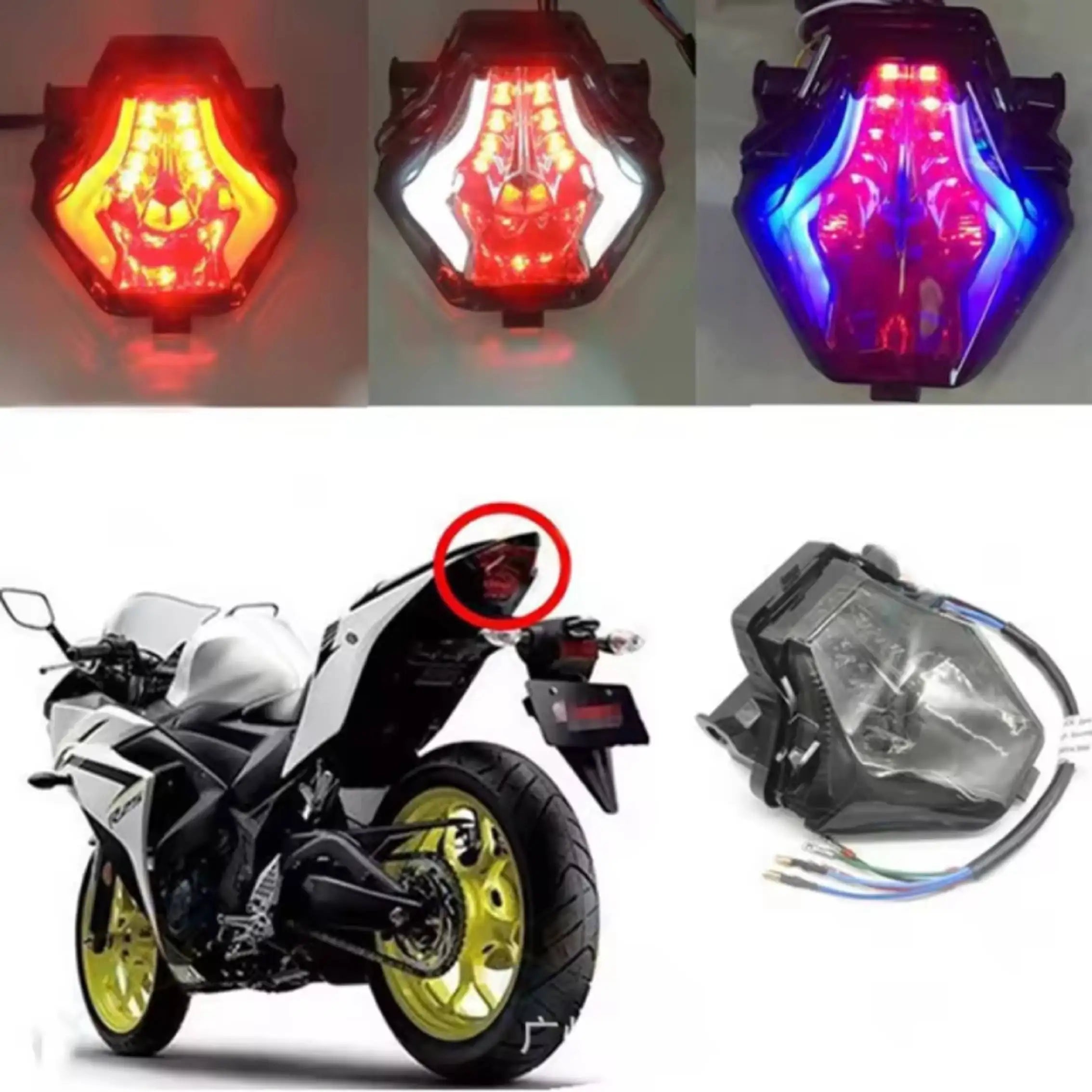 2026 NEW Motorcycle CNC Aluminum Alloy License Plate Bracket Taillight Fixed Folding Number Plate Frame Holder Light Mount