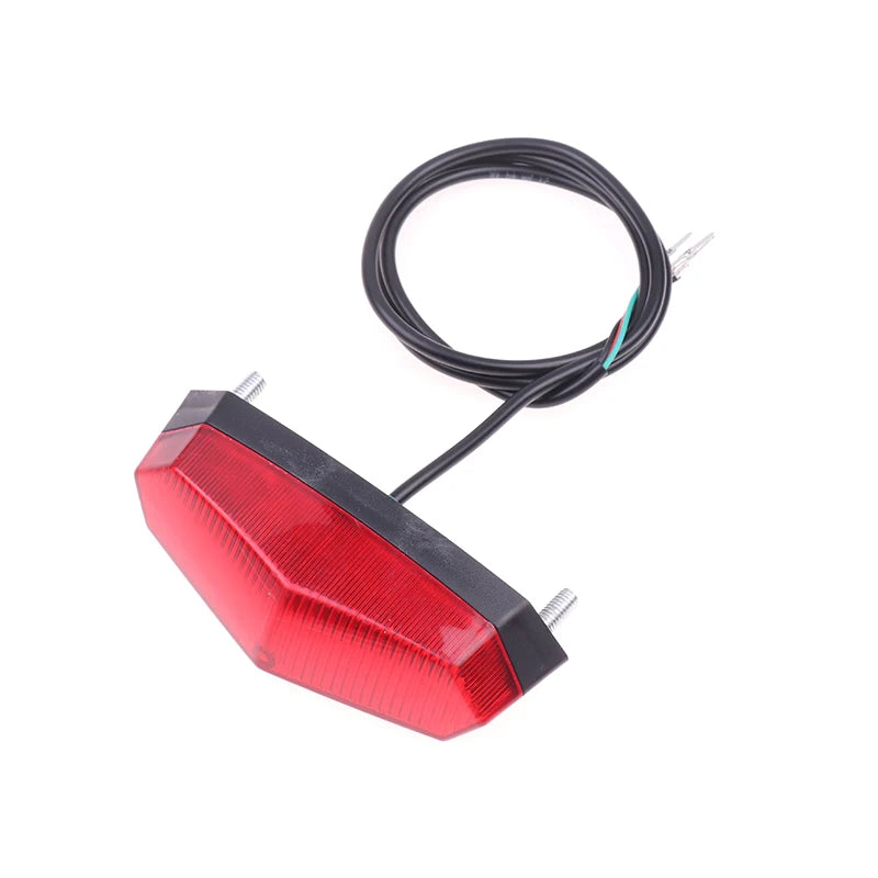 New 12V-80V Electric BikeTaillights LED Safety Warning Rear Lamp For E-scooter Ebike Warning Taillights Bike Accessories
