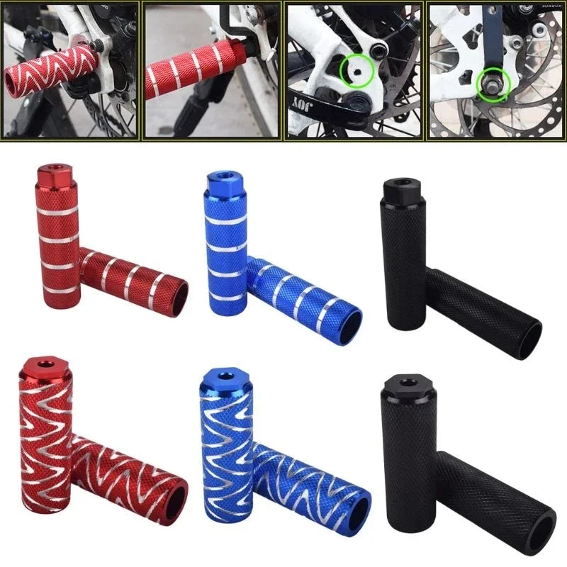 Universal Mountain Bike Rear Footrest Pedals – Bicycle Rear Seat Foot Pegs