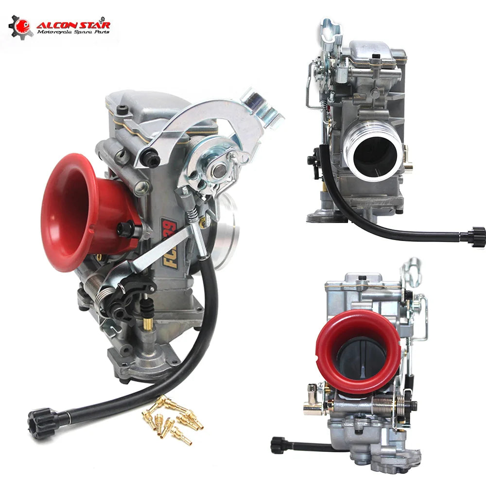 FCR 28-41mm Flat Slide Carburetor for 300cc-650cc ATV Quad, Dirt Bike & UTV