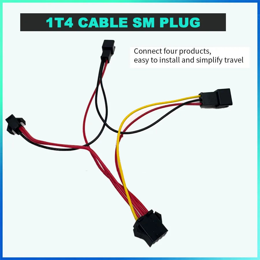 DK226 Switch 24V-60V Headlight and Taillight Horn Cable Accessories Rubber Ebike Accessories Electric Bicycle