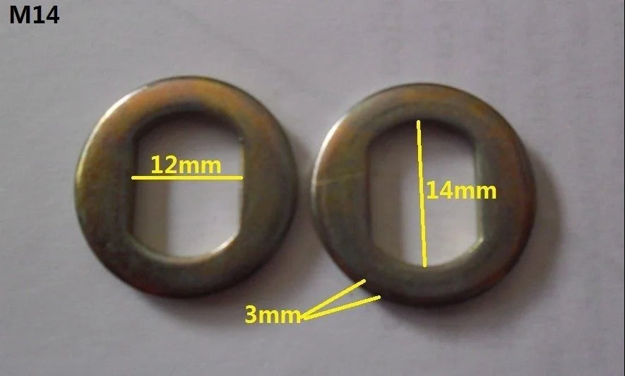12MM/14MM/16MM Electric bicycle E-bike Axle lock nut / lock washer /spacer /torque arm e-bike accessories