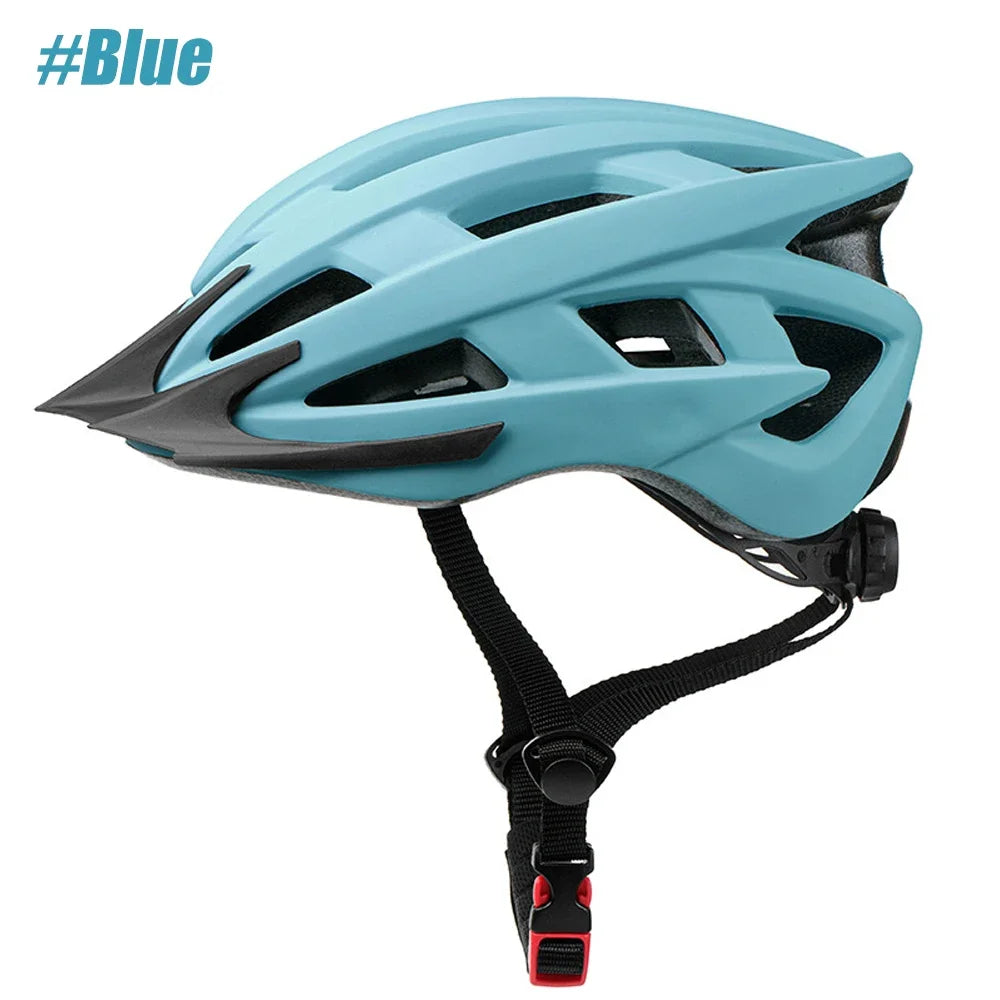Bike Helmet for Adult Men Women with Suggested Fit 58-62cm, Lightweight with Adjustable Side and Chin Strap, Bike Accessories