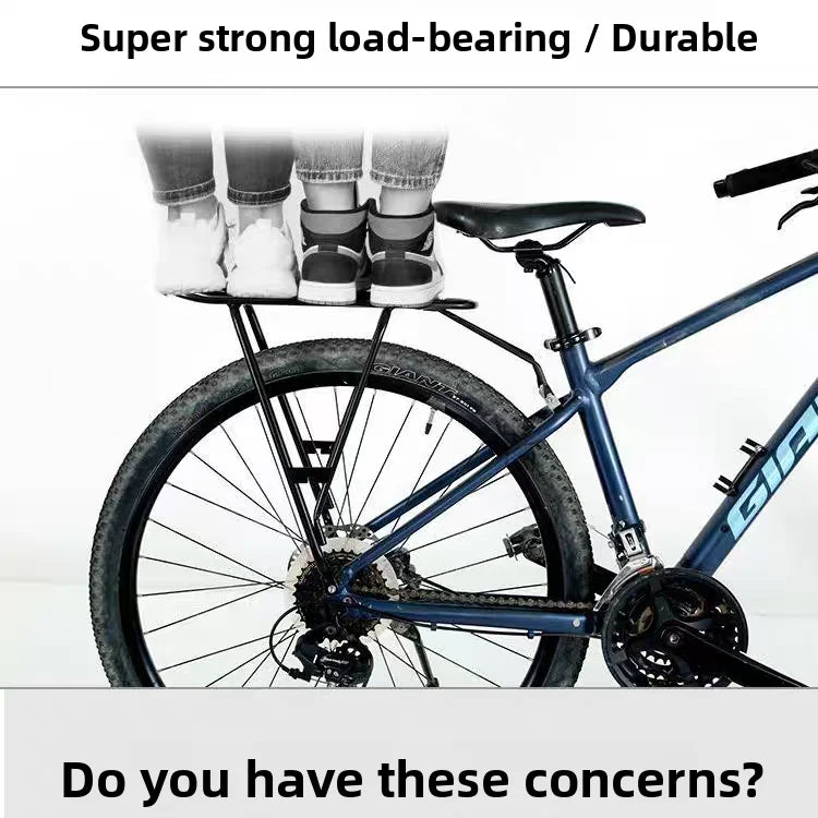 Mountain Bike Rear Rack 24-26-27.5 Inch Load Bearing Bicycle Shelf with Mudboard Cargo Rack Road Bike Rear Clothes Rack