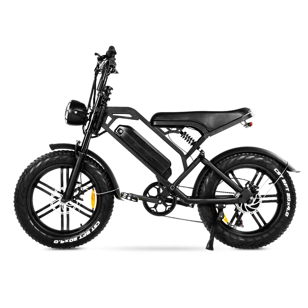 YTYIN V20 Fat Tire Electric Bike In EU USA Warehouse 48v Fat Tire E-bike 25km/h Fat Tire Electric Bicycles For Adults