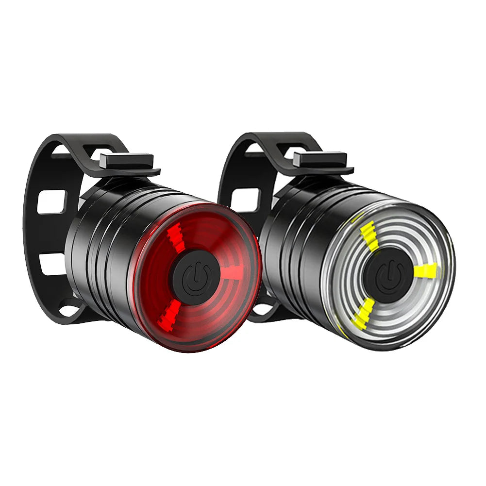 Waterproof Cycling Light Portable Road Bicycle Warning Taillight Aluminum Alloy Bright Headlight Bike Accessories