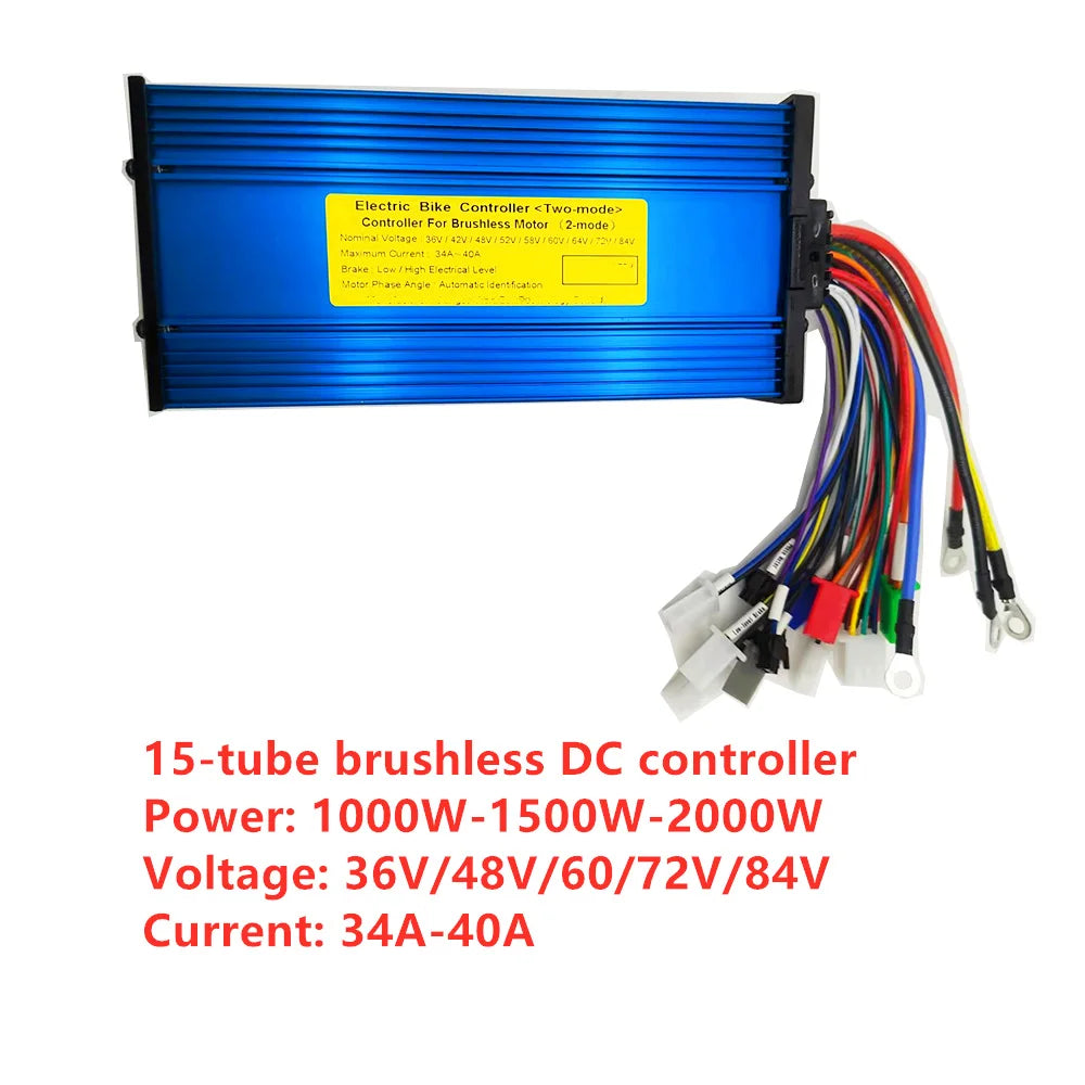 36V 48V 60V 72V 1000W 1500W 2000W Universal Electric Bike Scooter Brushless Controller