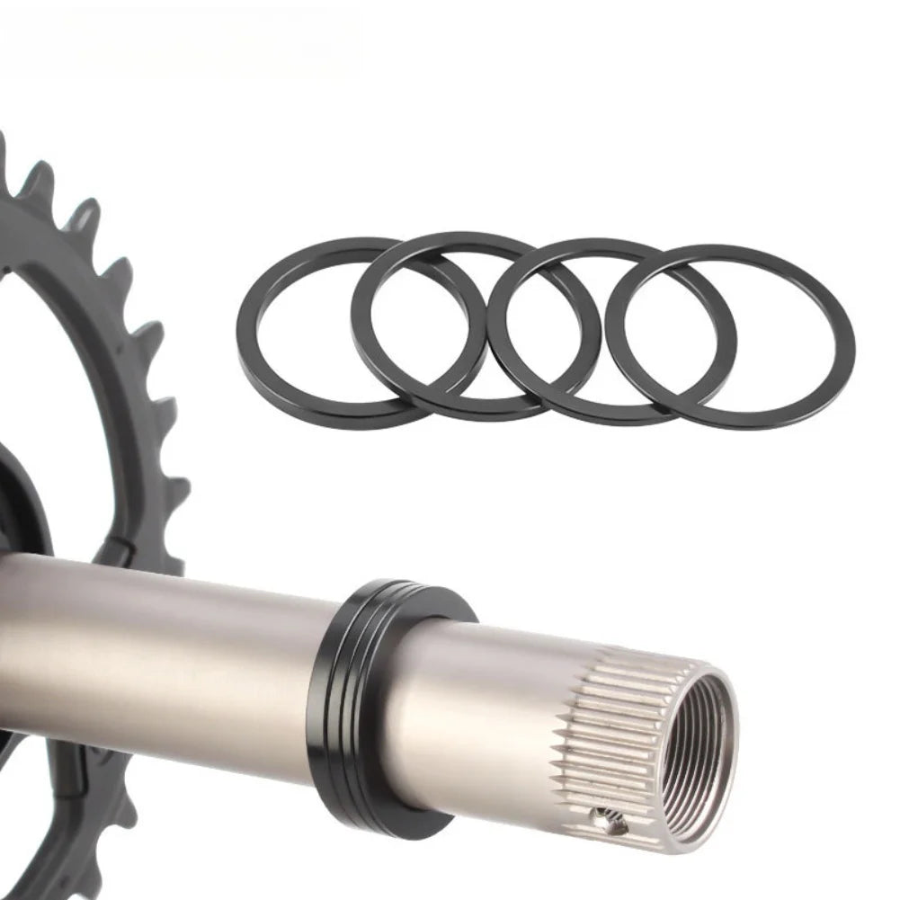 Bicycle Bottom Bracket Crank Washer 24/30mm BB86 91 PF30 BB30 Aluminum Alloy Integrated Hollow Crankshaft Gasket Bike Parts