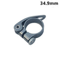 1Pcs Bike Seat Post Clamp 31.8mm 34.9mm Aluminum Alloy Seat Tube Clip Bicycle Quick Release Seatpost for Mountain Tube Bike