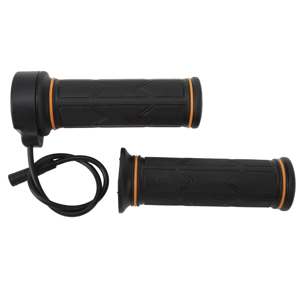 1 Pair Electric Bicycle 192X Full Twist Throttle Rubber Twist Throttle Grip 12V-72V for BaFang BBS01 BBS02 BBSHD Mid Drive Motor