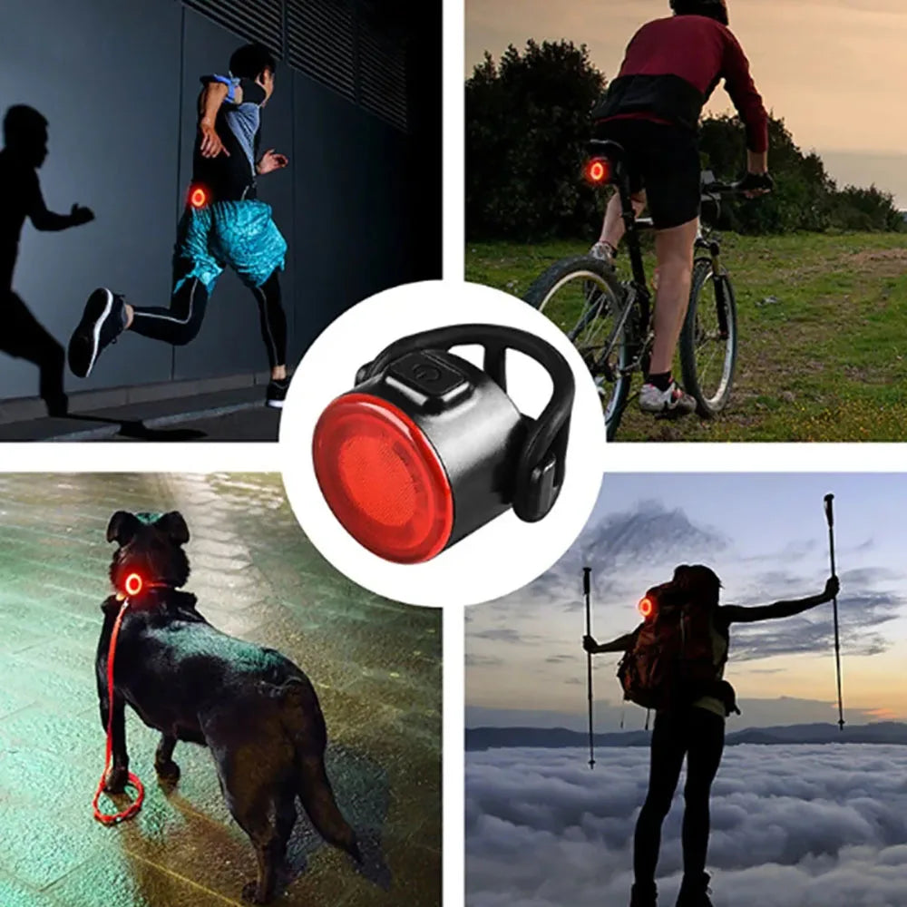 Bicycle Taillights Waterproof MTB Bike Lamp Battery Powered Warning Cycling Tail Light LED Headlight Rear Lamp