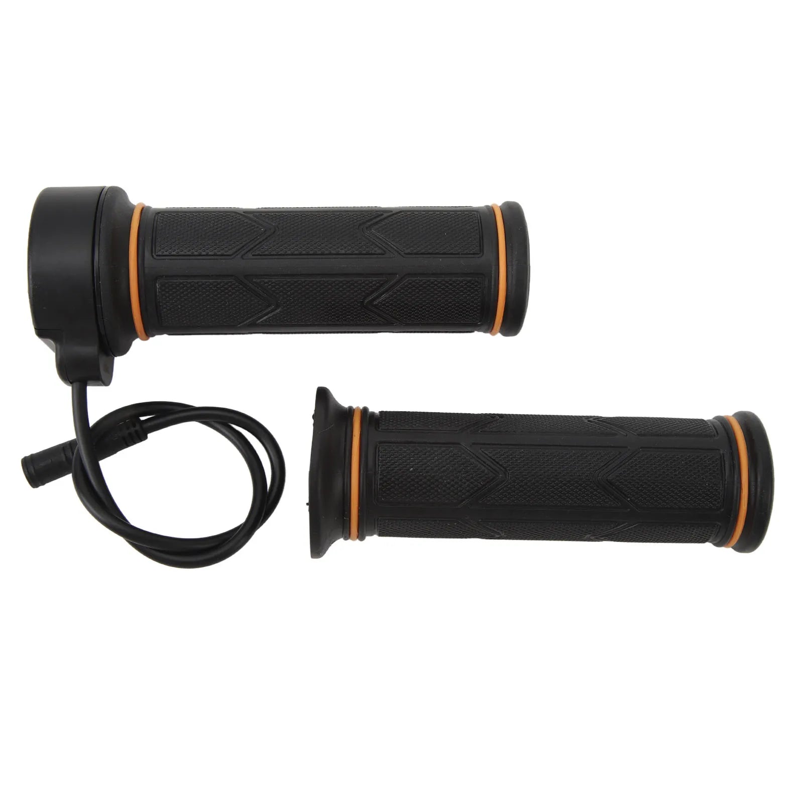1 Pair Electric Bicycle 192X Full Twist Throttle Rubber Twist Throttle Grip 12V-72V for BaFang BBS01 BBS02 BBSHD Mid Drive Motor