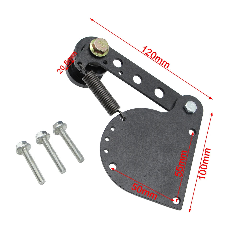 Fit 49cc 66cc 80cc 2 Stroke Engine Motorized Bicycle Spring Loaded Chain Tensioner Eletric Bike Black Chain Tensioner Kit