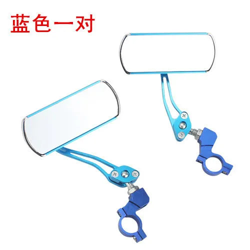Aluminum Alloy Bike Rearview Mirror Adjustable Lightweight Bicycle Handlebar Safety Reflector Mountain Road Cycling Accessories
