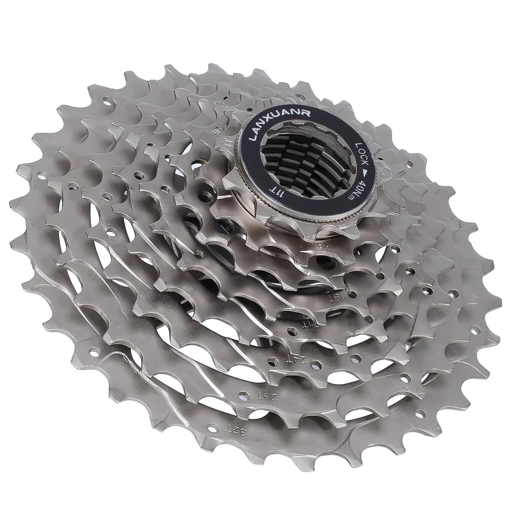 LANXUANR Bicycle 8 Speed Cassette Sprocket，Fit for Mountain Bike Road Bicycle.Super Light
