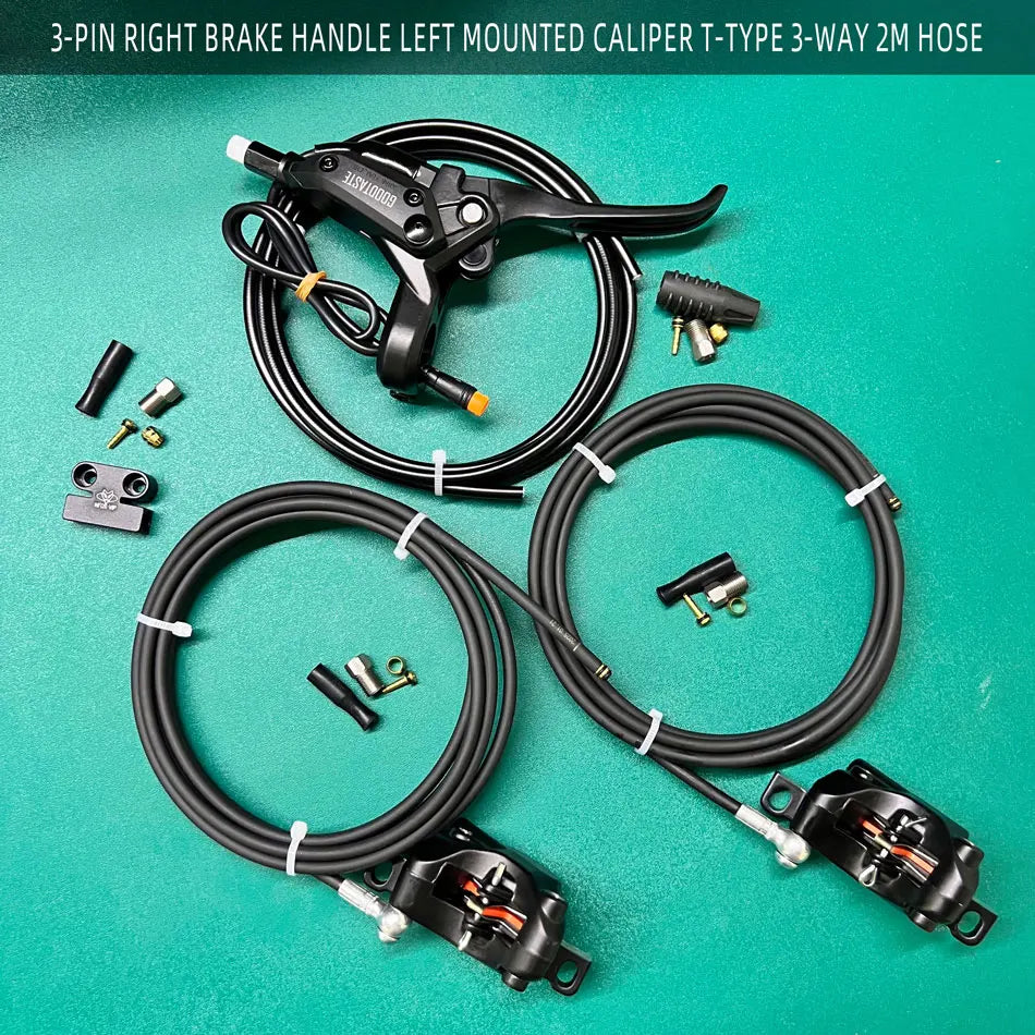 NFOX GT03 Electric Tricycle Dual Hydraulic Brake Riding Accessories GT07N Brake Handle Caliper Fixing Device System Accessories