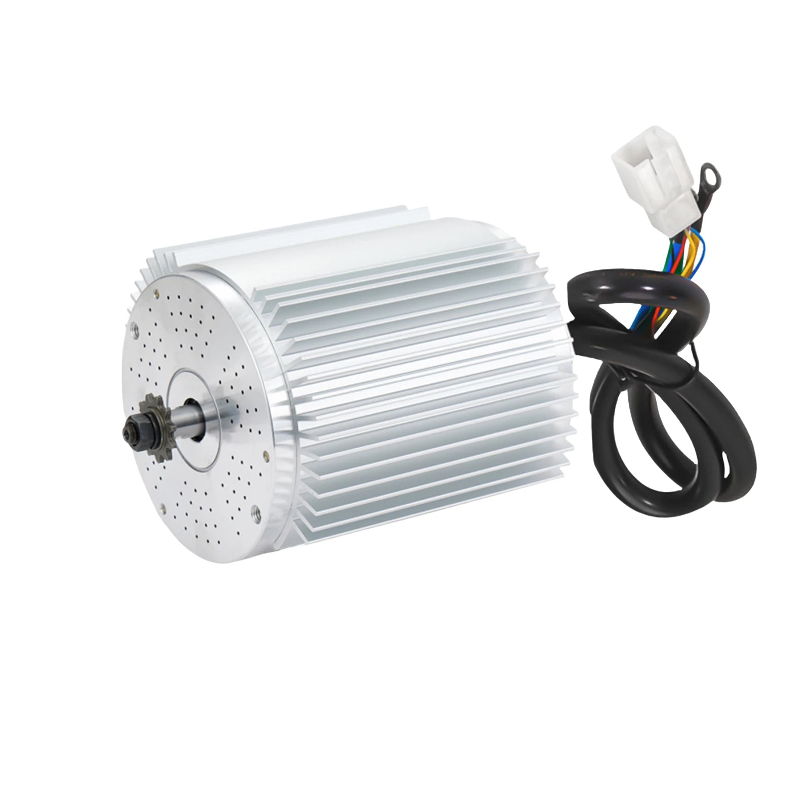 72V 3000W Brushless Electric Motor with Heat Sink for E-Bike, Motorcycle & Go-Kart Conversion