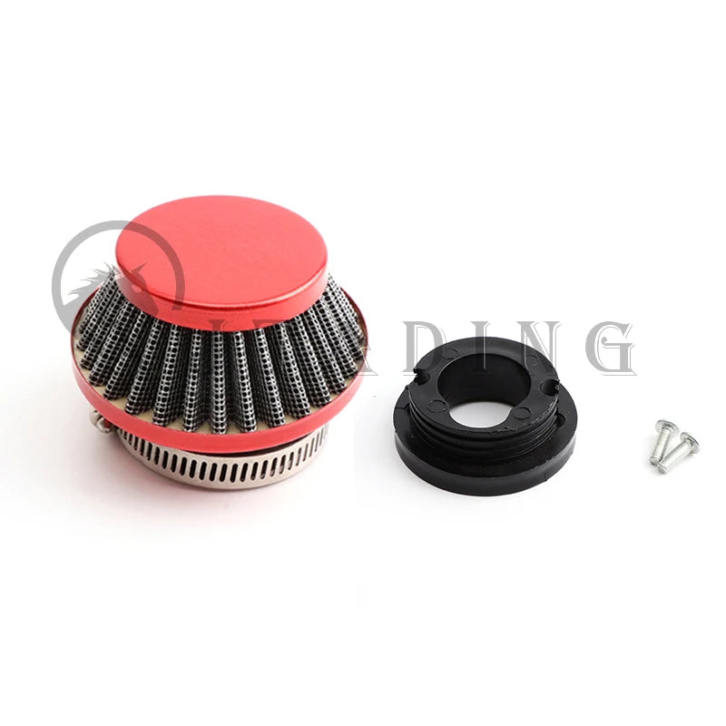 47cc 49cc 2-Stroke Air Filter with Connector for Pocket Bike, Mini Quad ATV & Go Kart