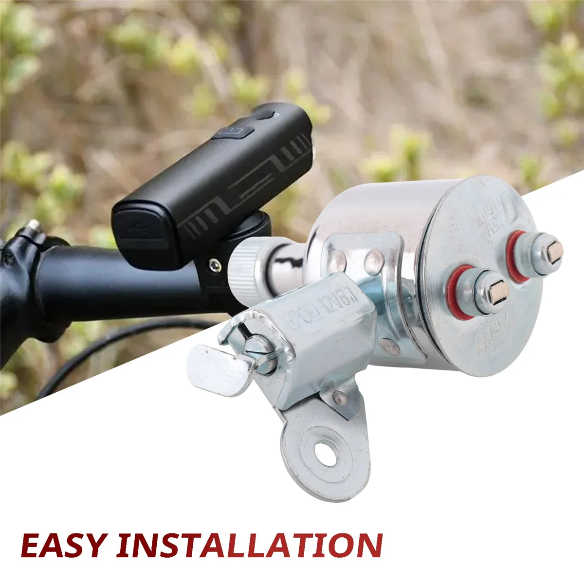 ZIZI New Bicycle Light Generator 12V 6W Dynamo Motorized Friction Head Rear Light Kit