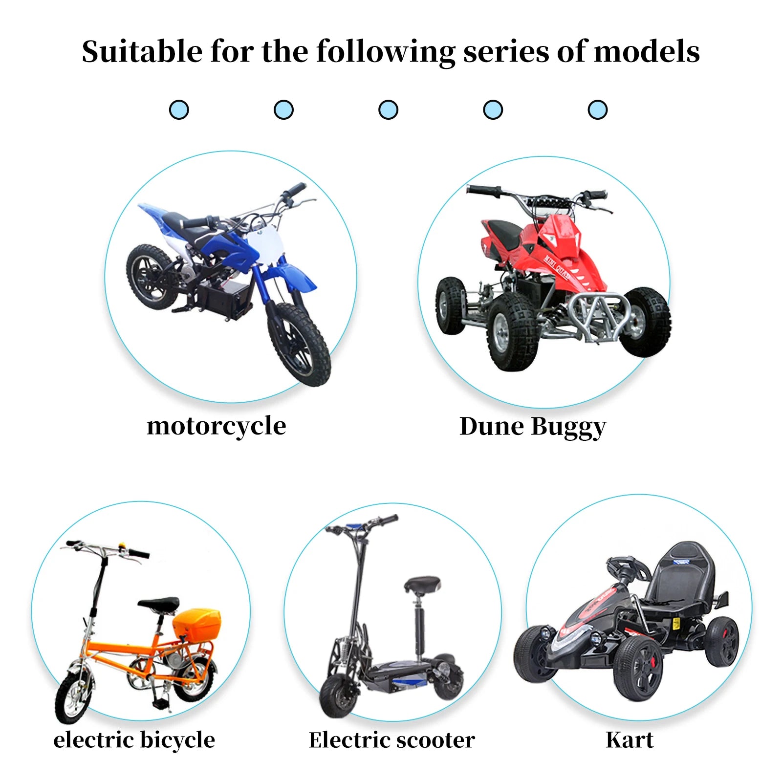 72V 3000W Brushless Electric Motor with Heat Sink for E-Bike, Motorcycle & Go-Kart Conversion