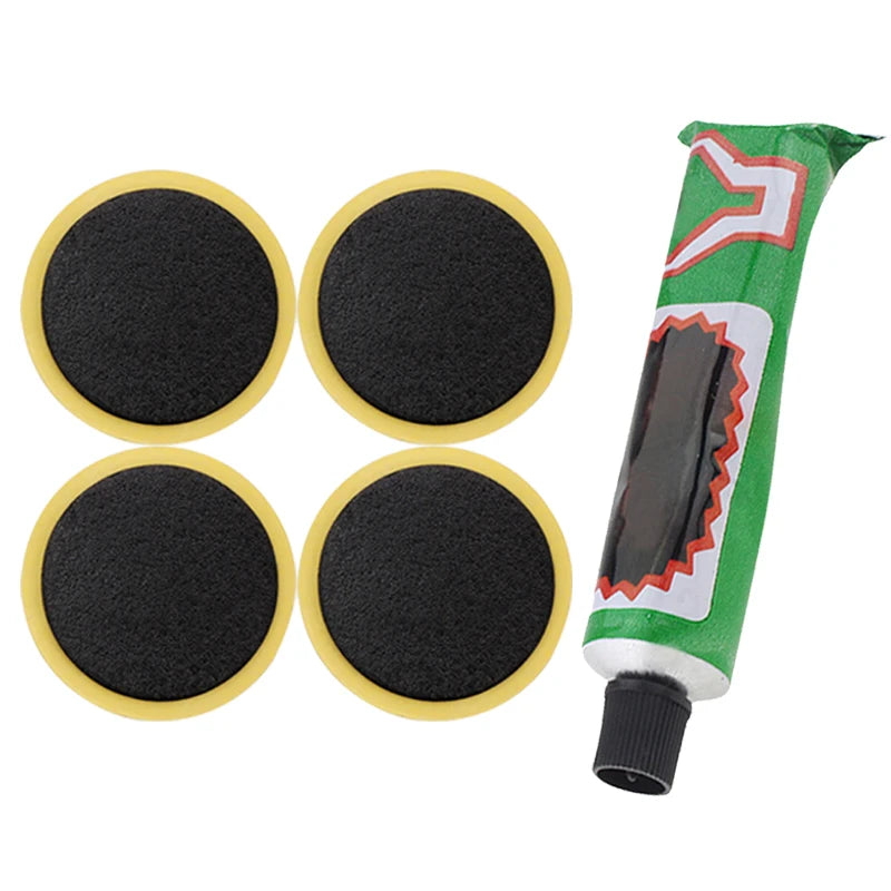 Bike Flat Tire Repair Kit Tool Set Bicycle Tire Tyre Tube Patching Glue Rubber Adhesive Repair Tool Universal Tire Repair Glue