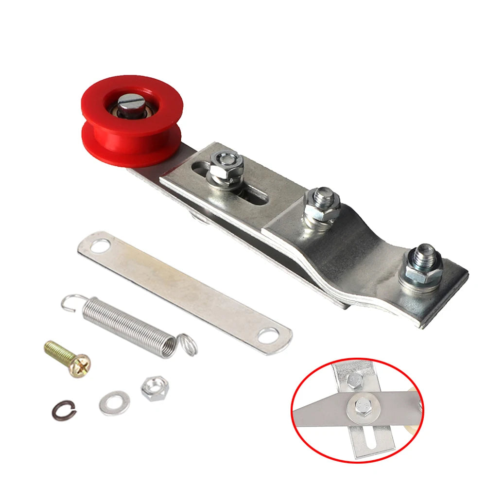 Spring Bearing Chain Idler Tensioner Adjustable Bracket Pulley Kit For 49cc 60cc 66cc 80cc Gas Engine Motorized Bicycle Parts