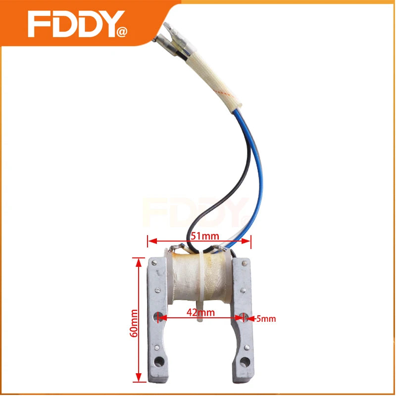 FDDY CDI Ignition Coil Magneto Coil For 49cc 50cc 60cc 66cc 80cc 2-Stroke Engines Motor Motorized Bicycle Bike Parts