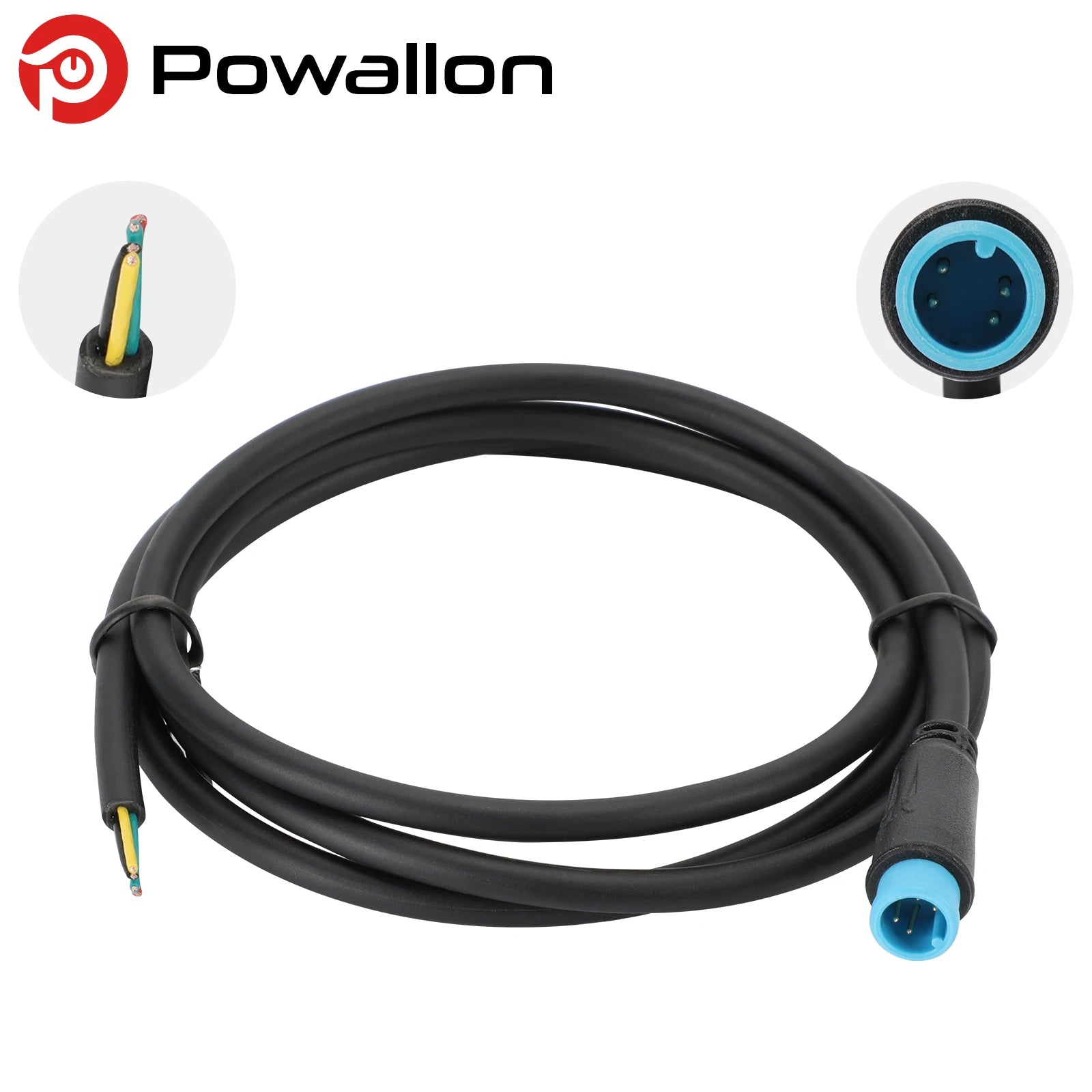 M8 Male Female Extension Cable for BAFANG E-Bike Motor | 2/3/4/5 Pin Conversion Connector Cable 60cm 90cm Ebike Accessories