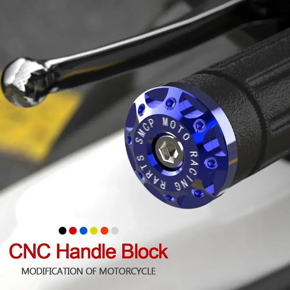 22mm CNC Handlebar Bar End Counterweight Grips for Dirt Bike & Motorcycle