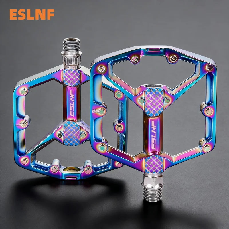 CNC Aluminum Anti-Slip MTB Road Bike Pedals – Wide Platform Bicycle Pedals