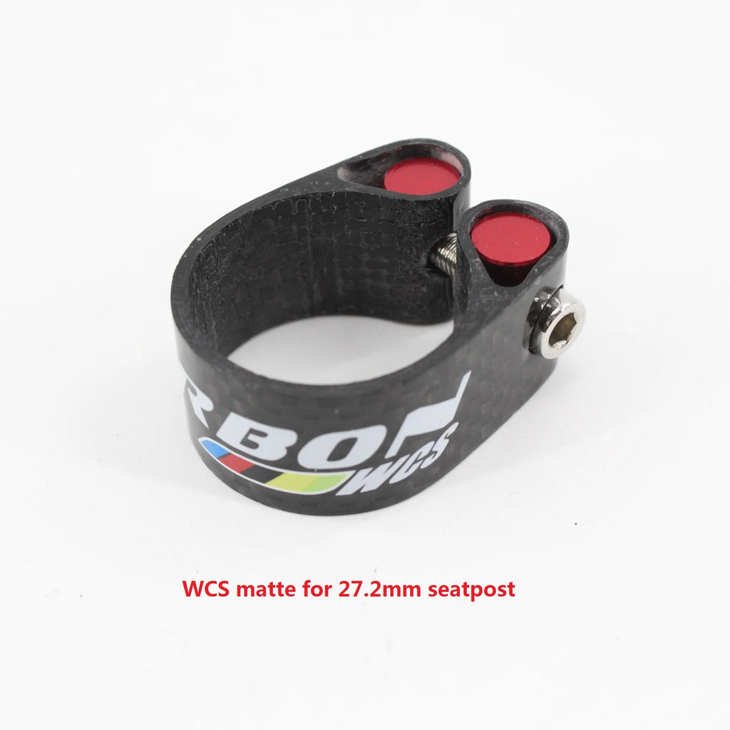 EC90 Full Carbon Fiber MTB Cycling Seatpost Clamp, Road Bicycle Post Seat Clip, 27.2mm, 30.8mm, 31.6mm, New