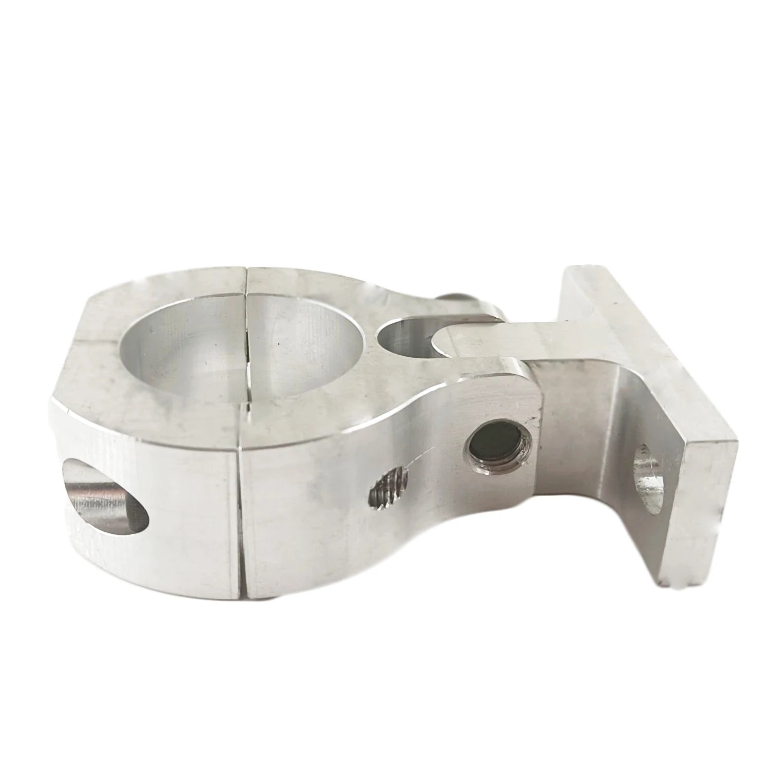 Silver CNC Universal Motor Mount 1.65in for 3.4L Felt Faker Gas Frame Gas Motorized Bicycle