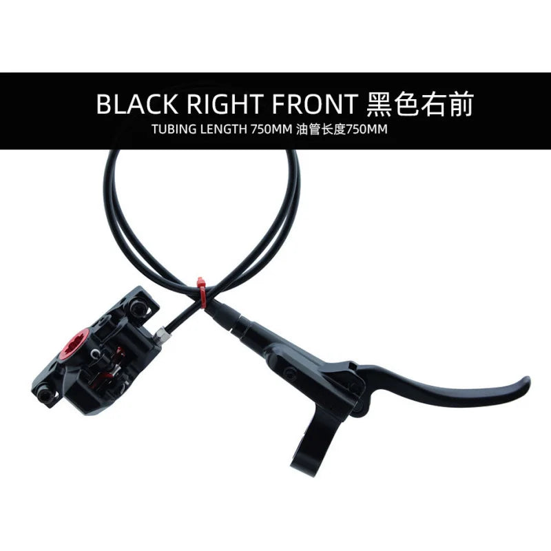 For NFOX GT268 MTB Oil Rotor Caliper 160mm Disc Brake Hydraulic Brakes CNC Bicycle Parts Black Red