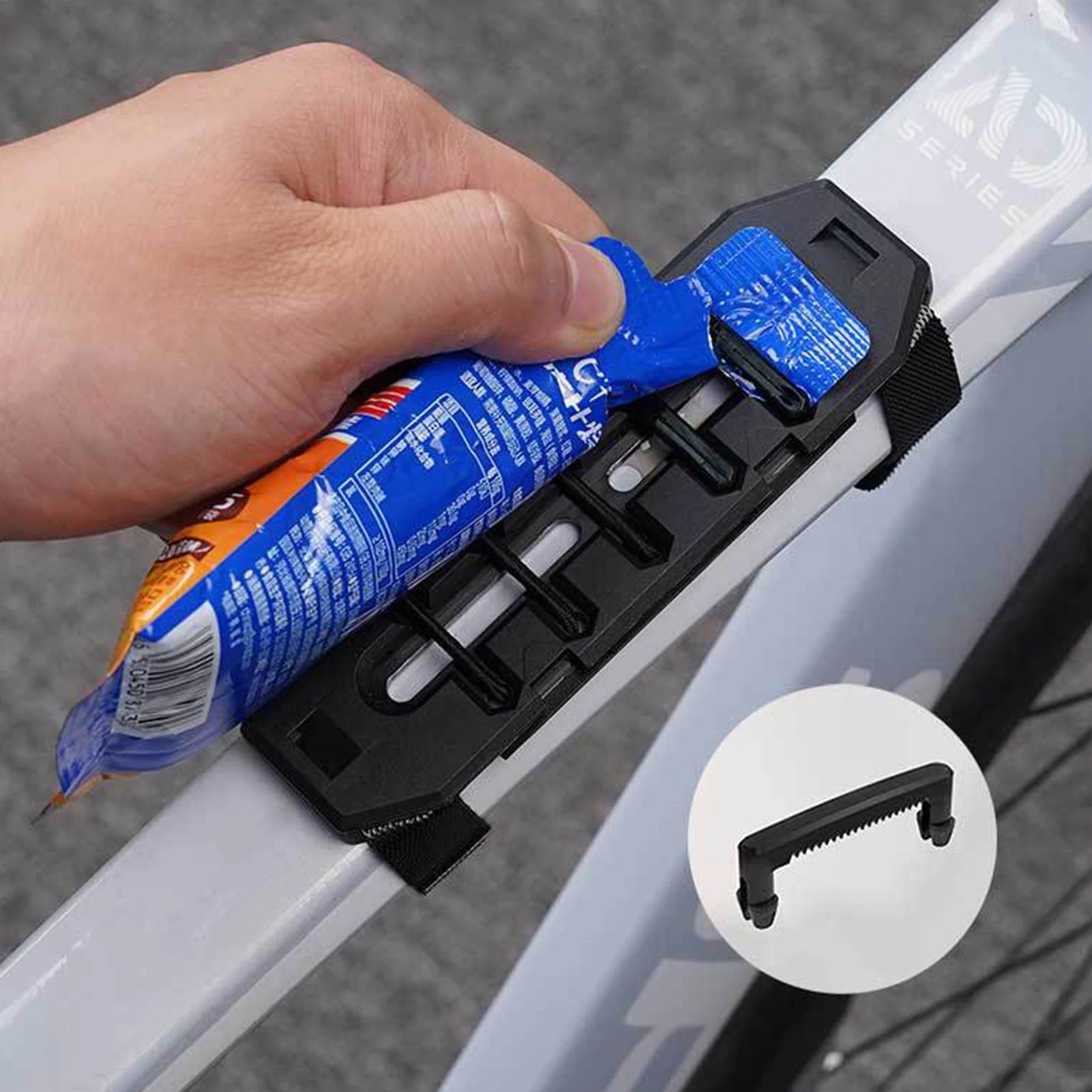 Road Bikes Energy Gel Holder Stable Anti-Drop Portable Stand with Elastic Buckles Cycling Bikes Accessories for Camping Outdoor