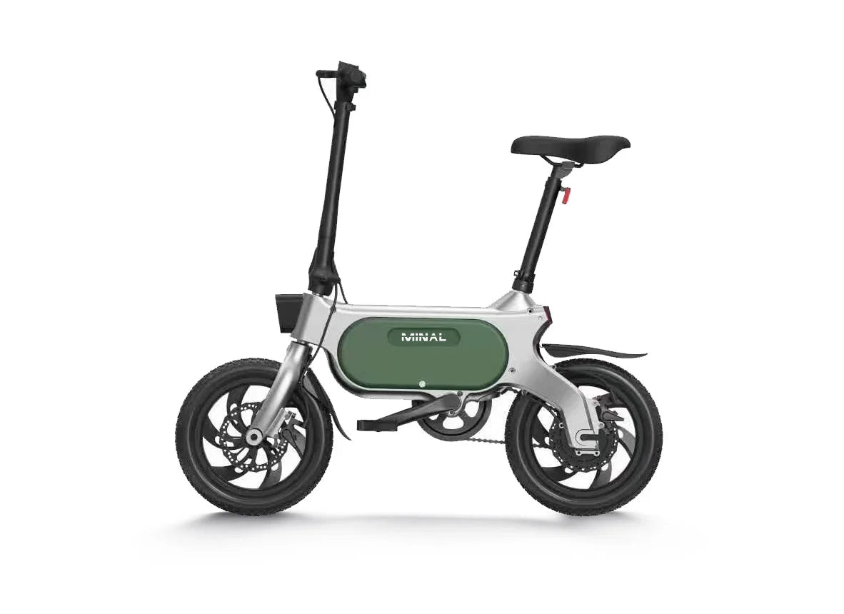 Portable Commuter Ebike 48V 250W 12.5Ah Mini Electric Bicycle Adult Urban City Riding Transportation Outdoor Cycling Gear