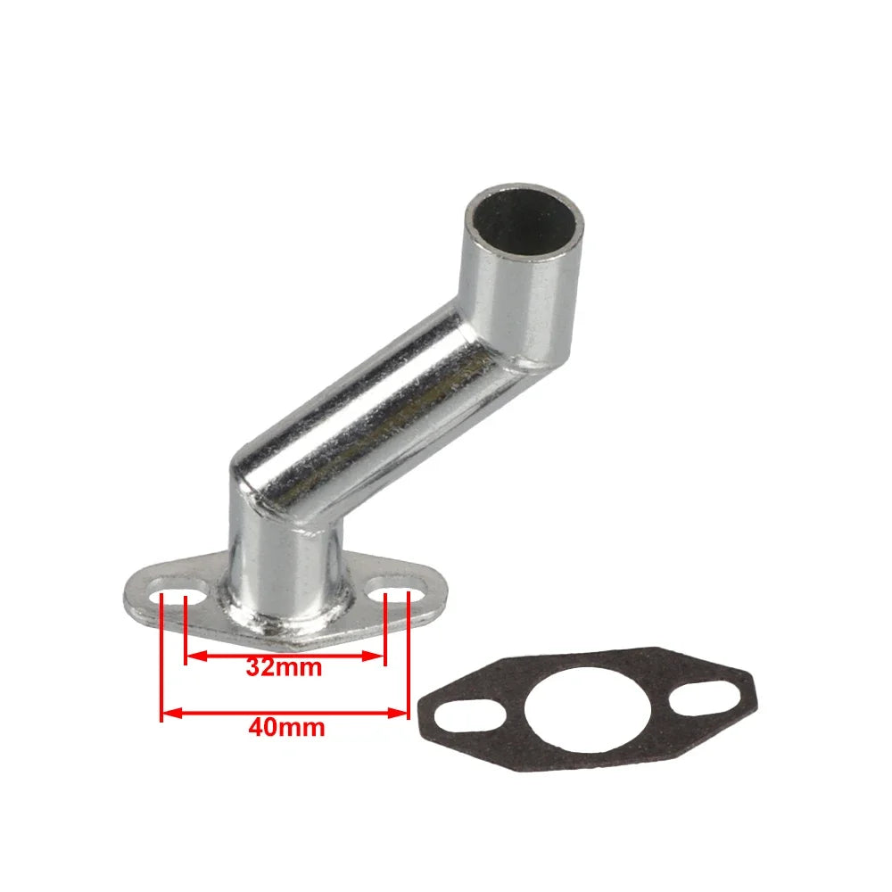 32mm/40mm Carburetor Intake Manifold W/Gasket For 49cc 60cc 66cc 80cc 2-Stroke Engine Motor Motorized Bicycle Bike Parts