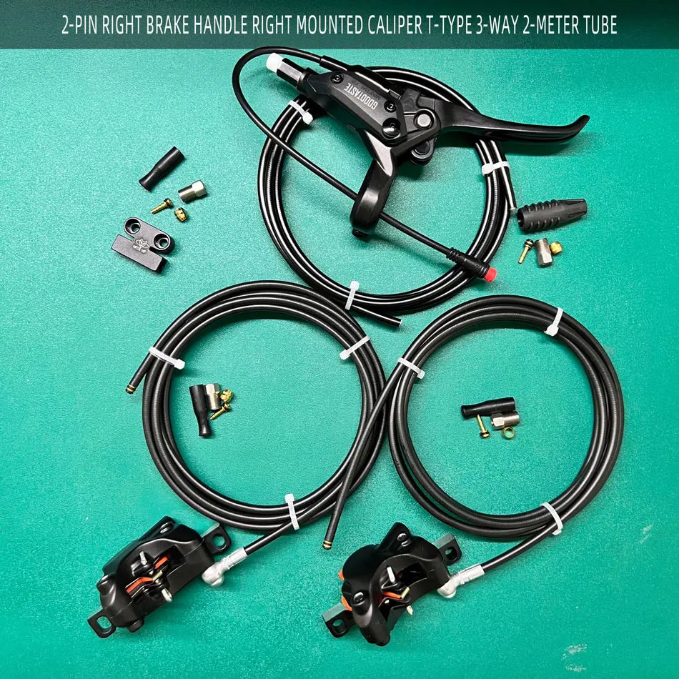 NFOX GT03 Electric Tricycle Dual Hydraulic Brake Riding Accessories GT07N Brake Handle Caliper Fixing Device System Accessories