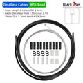Brake Derailleur Cables Kit Carbon Steel Wire MTB Road Bike Front Rear Inner Line Shifter Cable Wire Buckle Disc System Parts