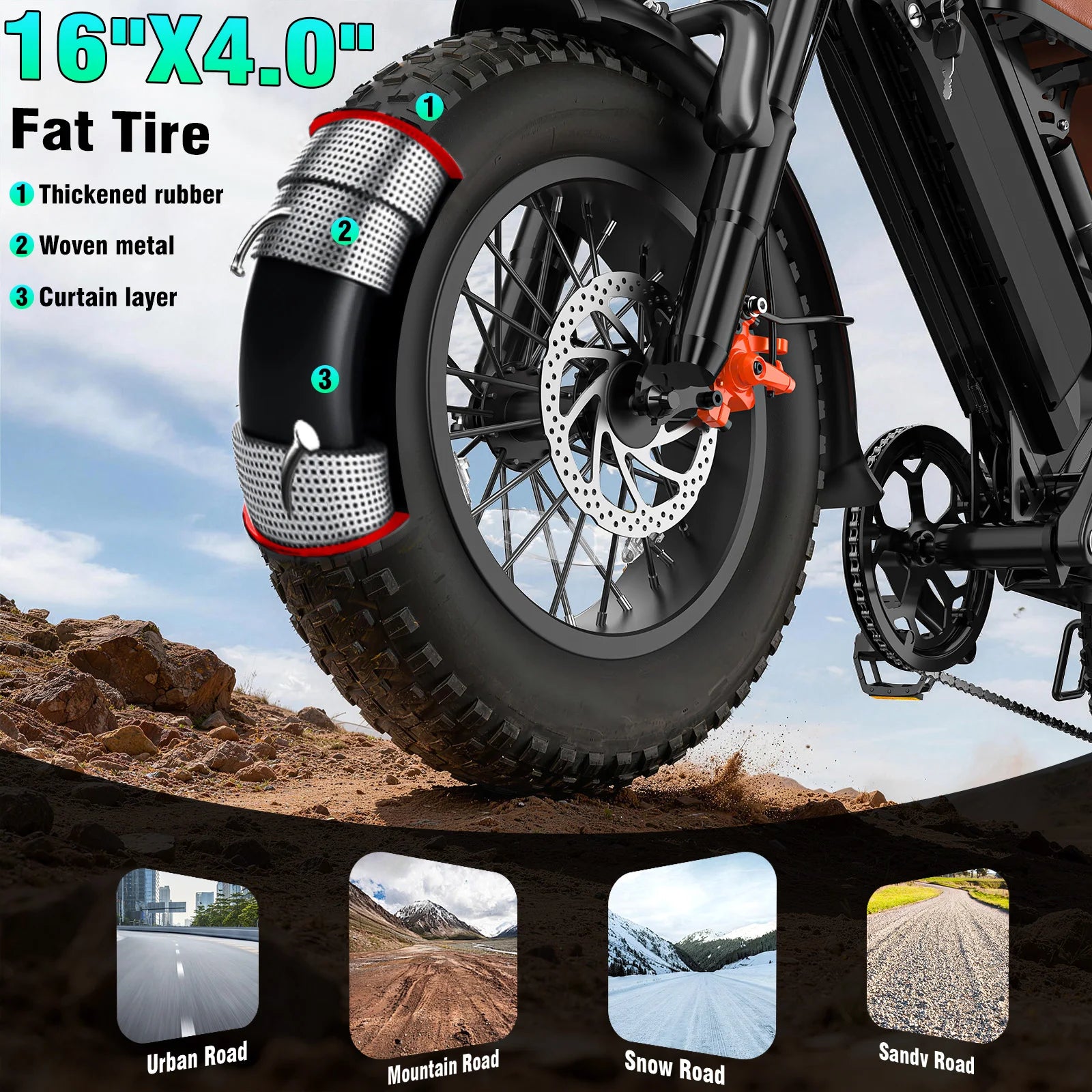 1200W 48V 18Ah Adult Electric Dirt Bike – 28MPH, 5-Speed, 500LB Capacity All-Terrain Motorcycle