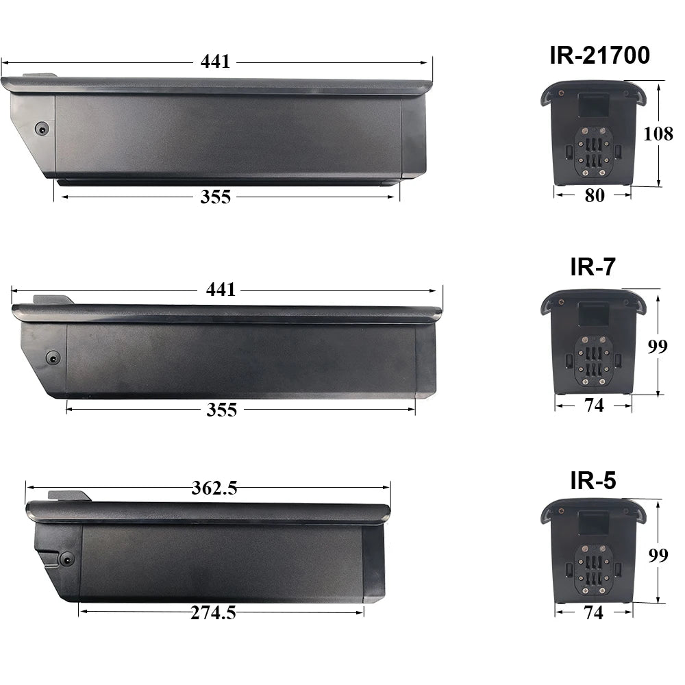 E-Bike Battery Pack 48V 14Ah 16Ah 17.5Ah Lithium-ion Battery for KBO Breeze Tornado Step-Thru Ranger Electric Bike