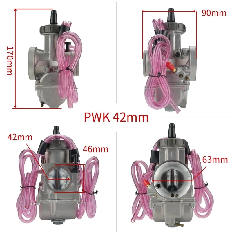 PWK 33-42mm Racing Carburetor for KTM 380 EXC ATV Enduro Dirt Bike Motorcycle
