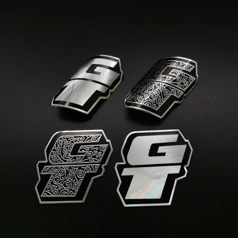 2x vintage classic Bike Head Badge Aluminum Decals Stickers For MTB BMX Folding Bicycle Frame Cycling Accessories emblem