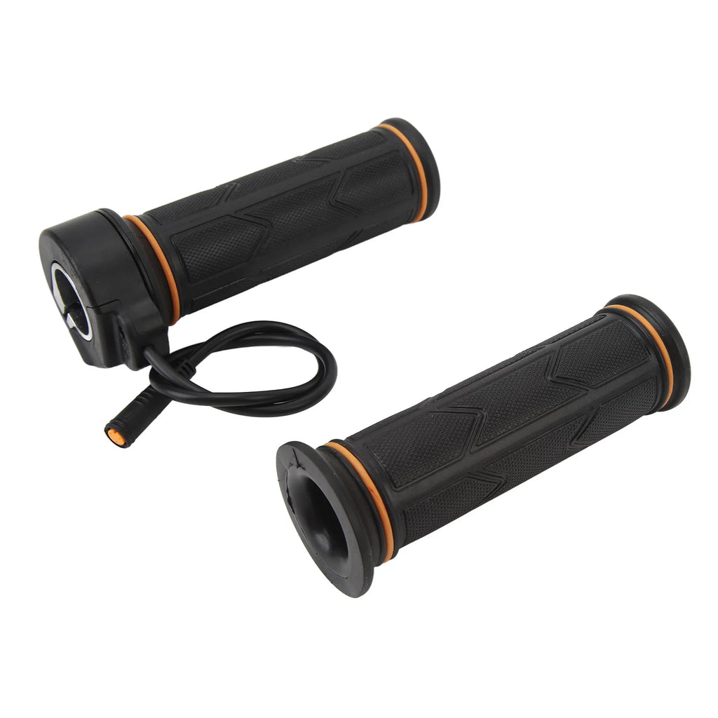 1 Pair Electric Bicycle 192X Full Twist Throttle Rubber Twist Throttle Grip 12V-72V for BaFang BBS01 BBS02 BBSHD Mid Drive Motor