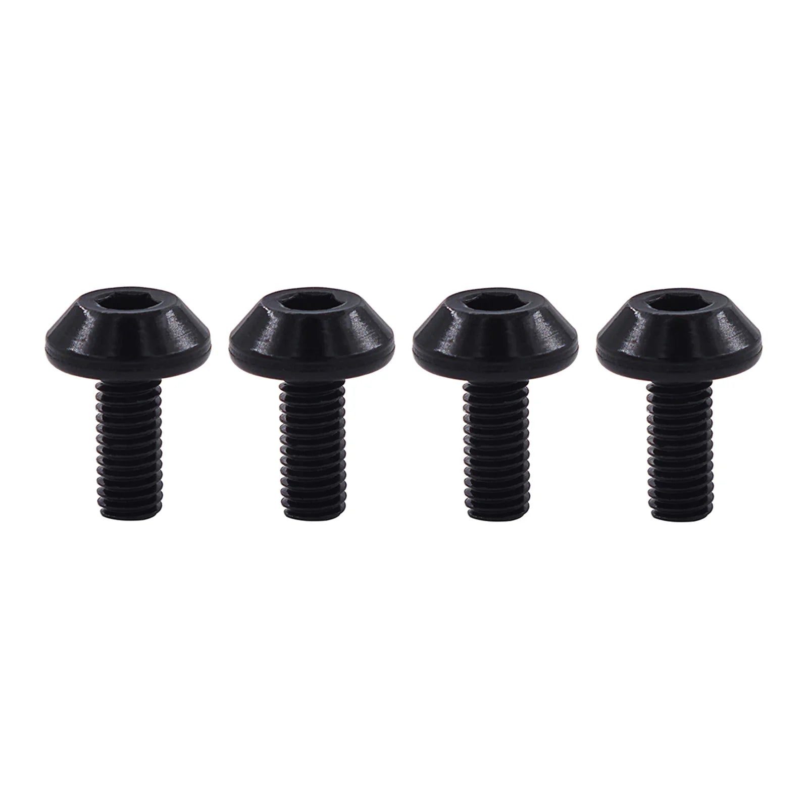 4Pcs High-Strength Aluminum Alloy M5 Bottle Cage Mounting Bolts for Mountain Bikes Road Bicycles and Cycling Accessories